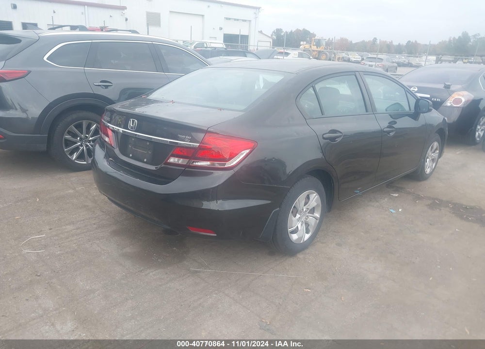 2013 HONDA CIVIC LX VIN: 19XFB2E57DE036544