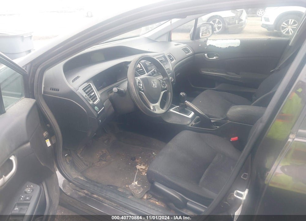 2013 HONDA CIVIC LX VIN: 19XFB2E57DE036544