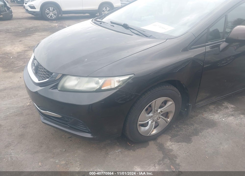 2013 HONDA CIVIC LX VIN: 19XFB2E57DE036544