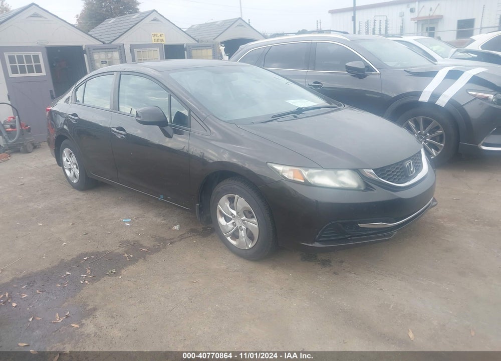 2013 HONDA CIVIC LX VIN: 19XFB2E57DE036544