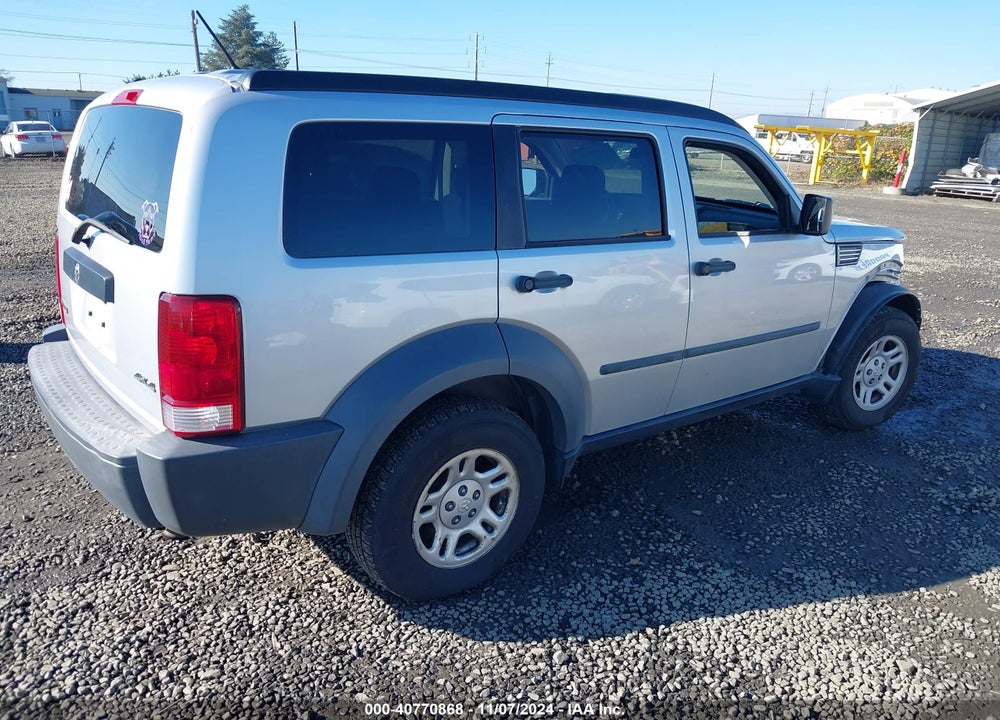 2007 DODGE NITRO SXT VIN: 1D8GU28K37W558602
