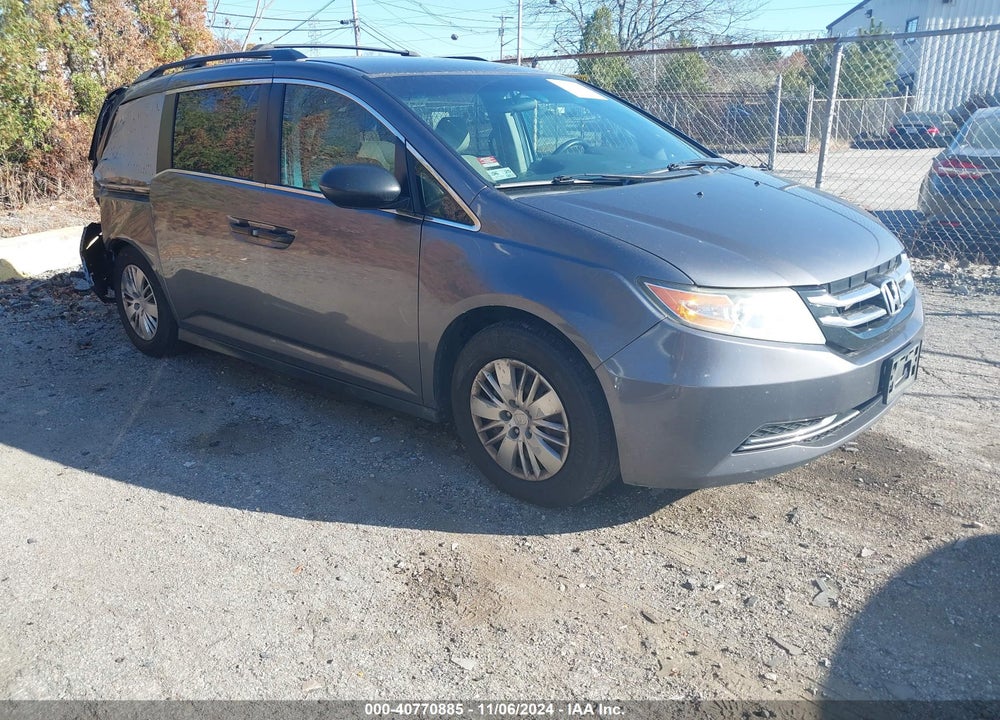 2014 HONDA ODYSSEY LX VIN: 5FNRL5H2XEB007676