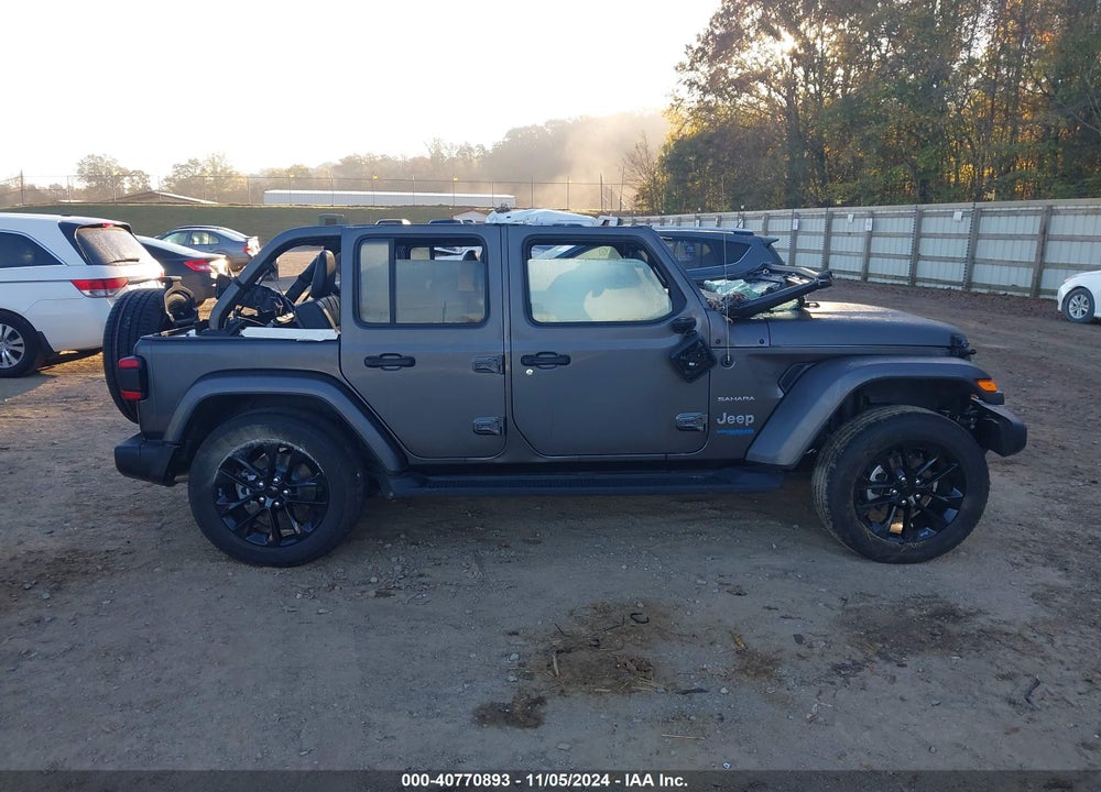2021 JEEP WRANGLER 4XE UNLIMITED SAHARA 4X4 VIN: 1C4JJXP6XMW800733