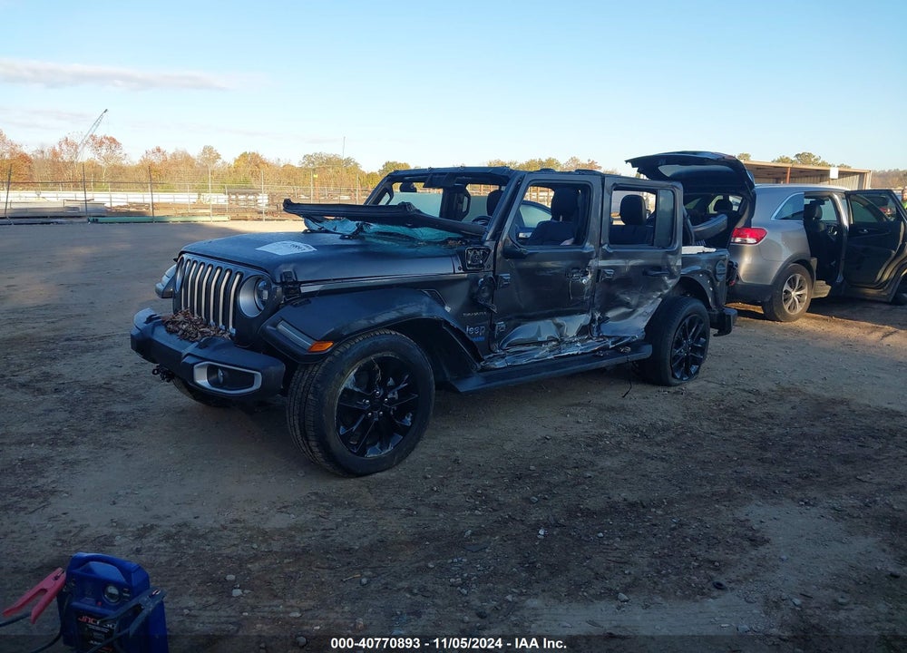 2021 JEEP WRANGLER 4XE UNLIMITED SAHARA 4X4 VIN: 1C4JJXP6XMW800733