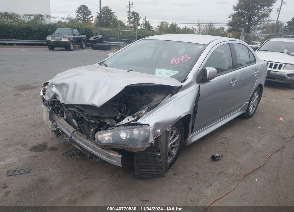 2012 MITSUBISHI LANCER ES VIN: JA32U2FU6CU018436