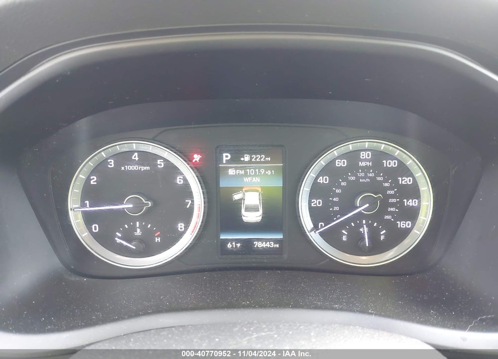 2019 HYUNDAI SONATA SEL VIN: 5NPE34AF0KH795774