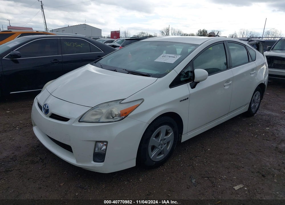 2011 TOYOTA PRIUS TWO VIN: JTDKN3DU7B5361384