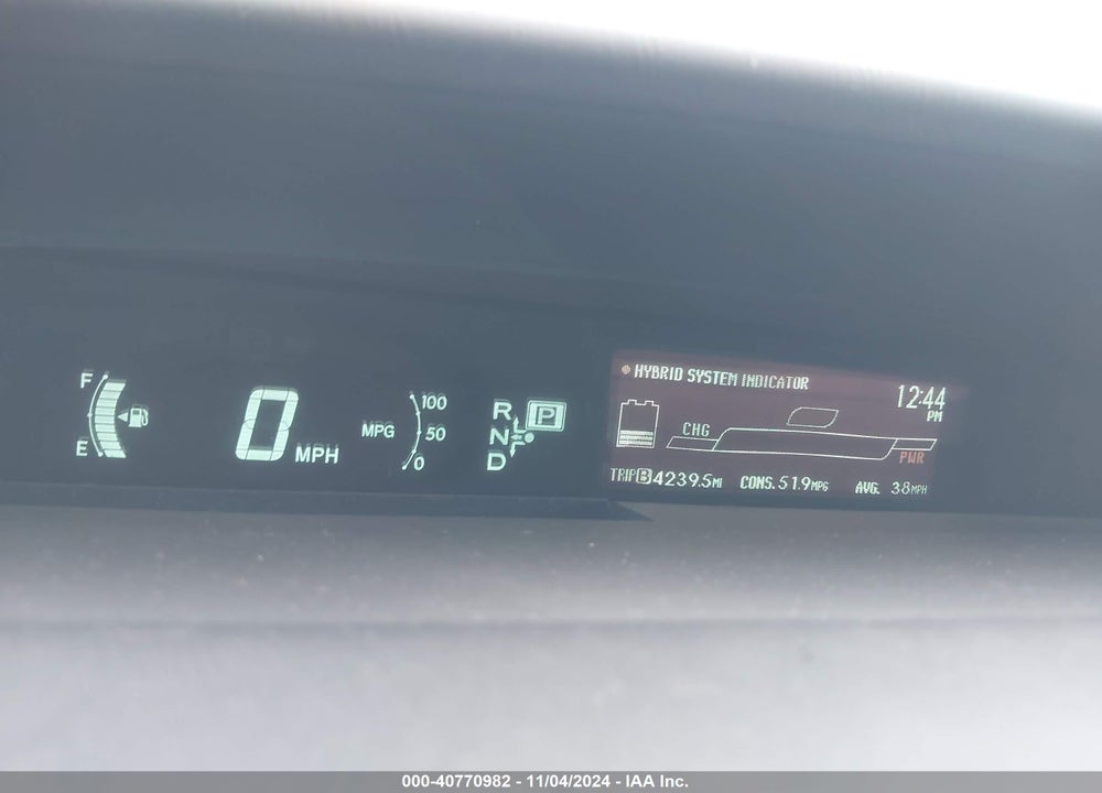 2011 TOYOTA PRIUS TWO VIN: JTDKN3DU7B5361384