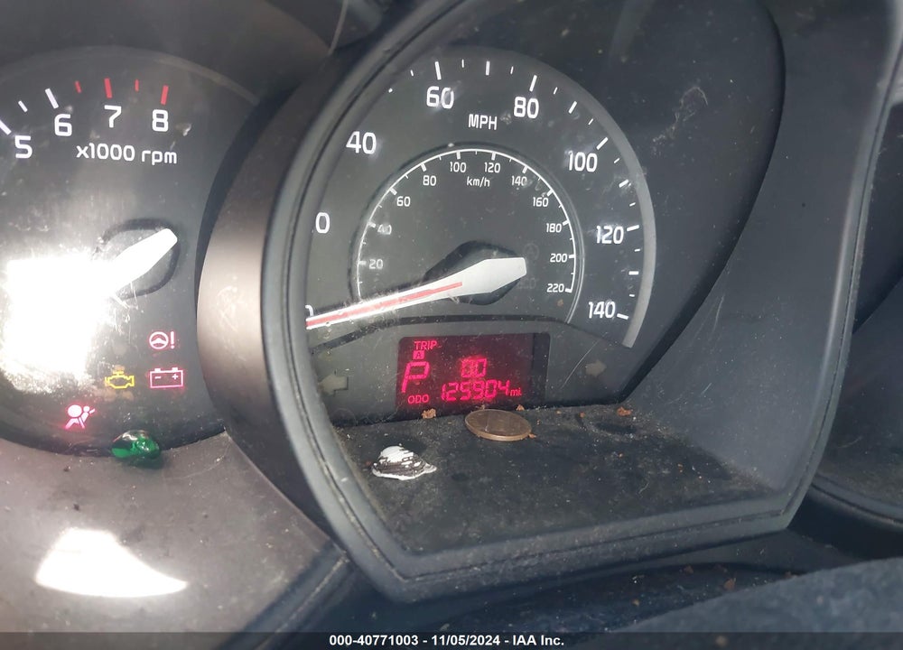 2013 KIA RIO EX VIN: KNADN4A36D6244805
