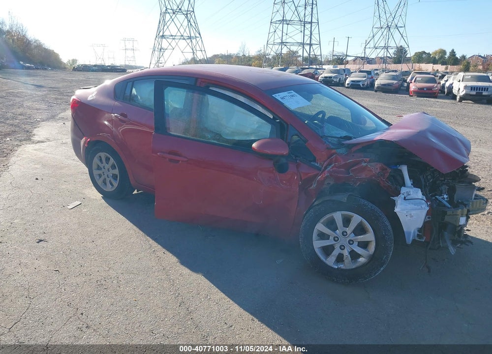 2013 KIA RIO EX VIN: KNADN4A36D6244805