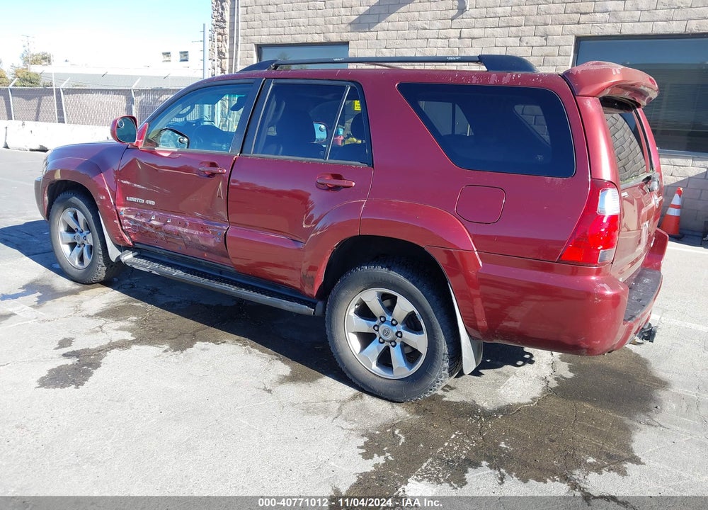2006 TOYOTA 4RUNNER LIMITED V8 VIN: JTEBT17R168033427