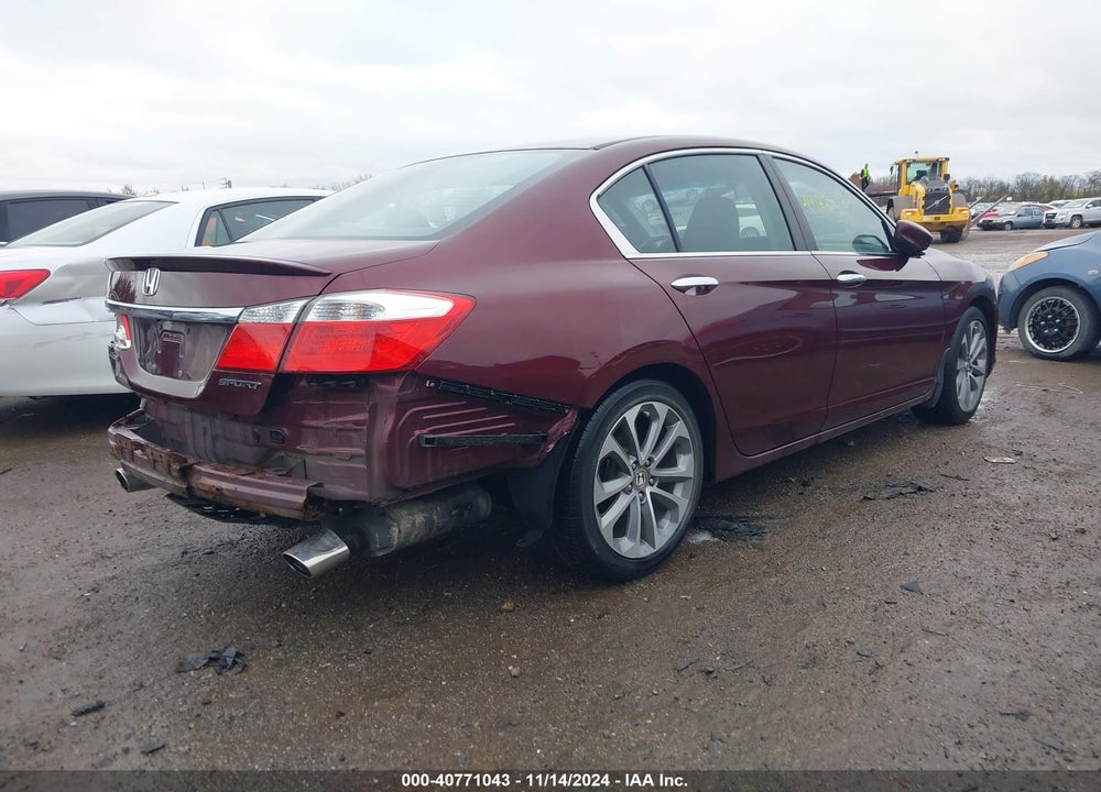 2013 HONDA ACCORD SPORT VIN: 1HGCR2F51DA049663