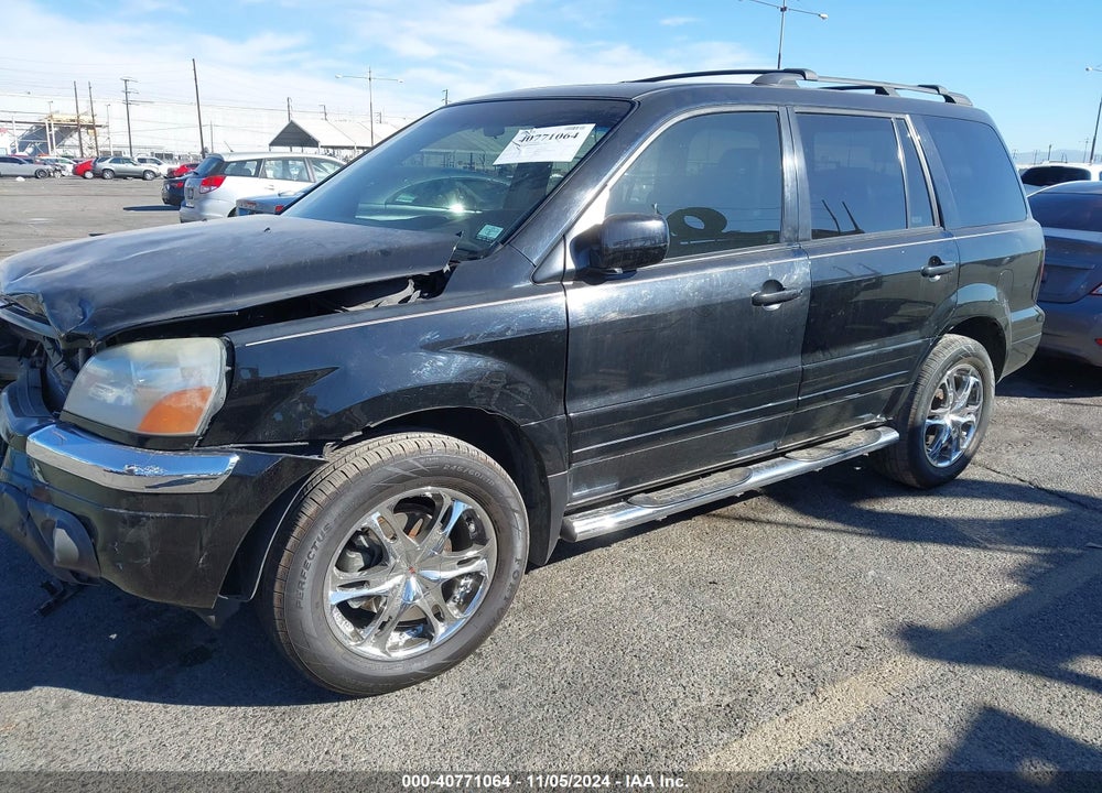 2005 HONDA PILOT EX-L VIN: 2HKYF18755H542603