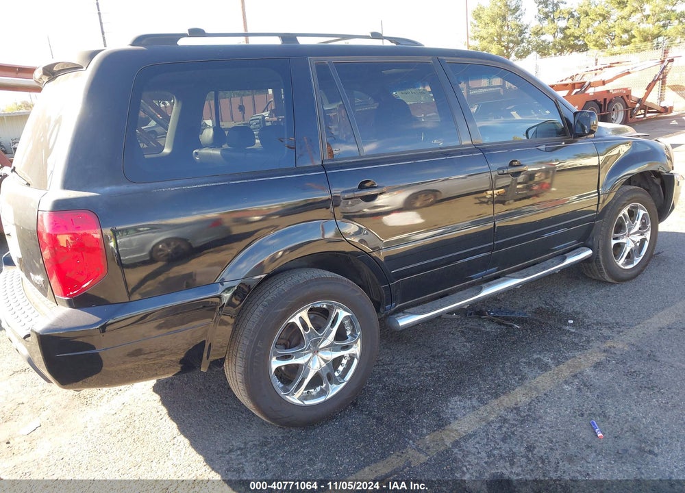 2005 HONDA PILOT EX-L VIN: 2HKYF18755H542603