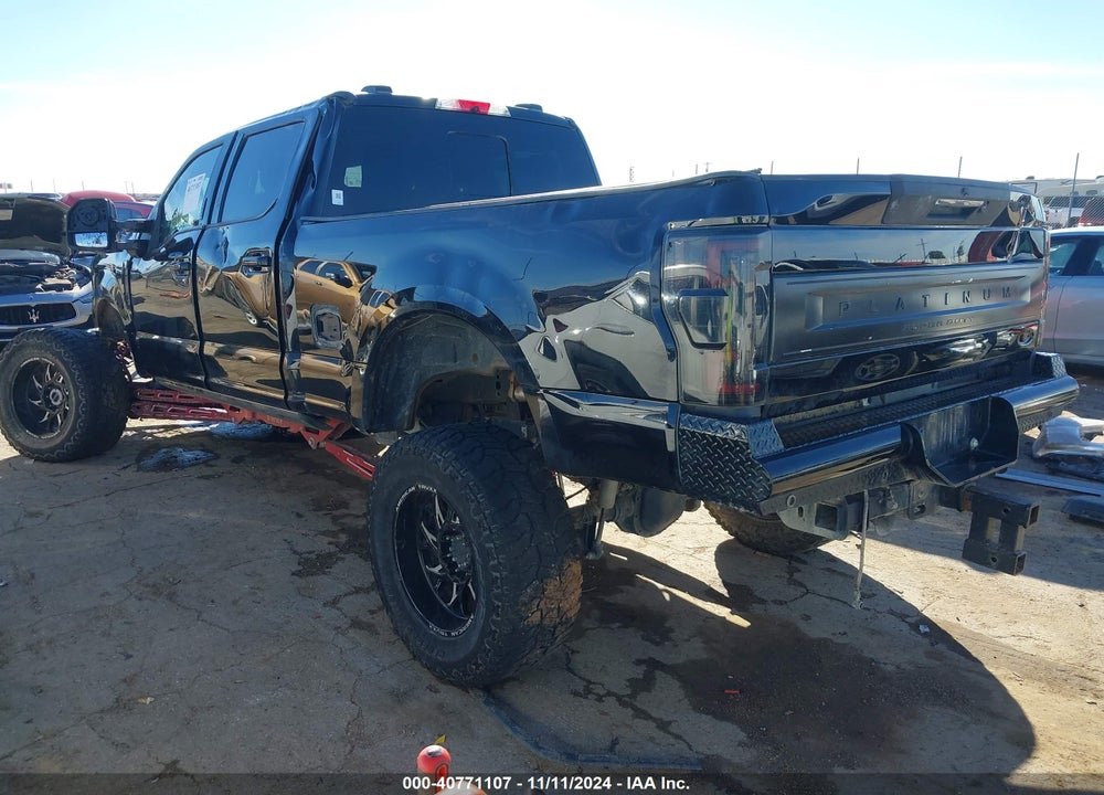 2021 FORD F-250 PLATINUM VIN: 1FT7W2BT8MEC89170