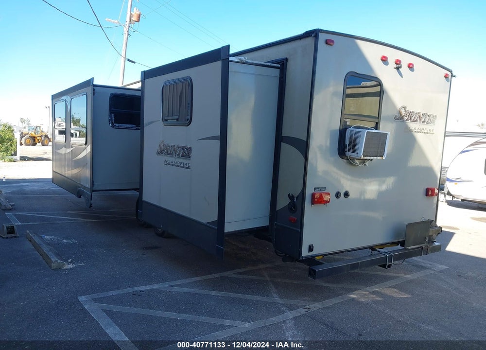 2016 KEYSTONE RV SPRINTER TRAVEL TRAILER VIN: 4YDT31B25G1532130