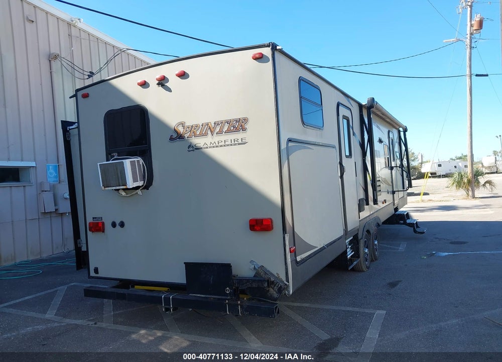 2016 KEYSTONE RV SPRINTER TRAVEL TRAILER VIN: 4YDT31B25G1532130