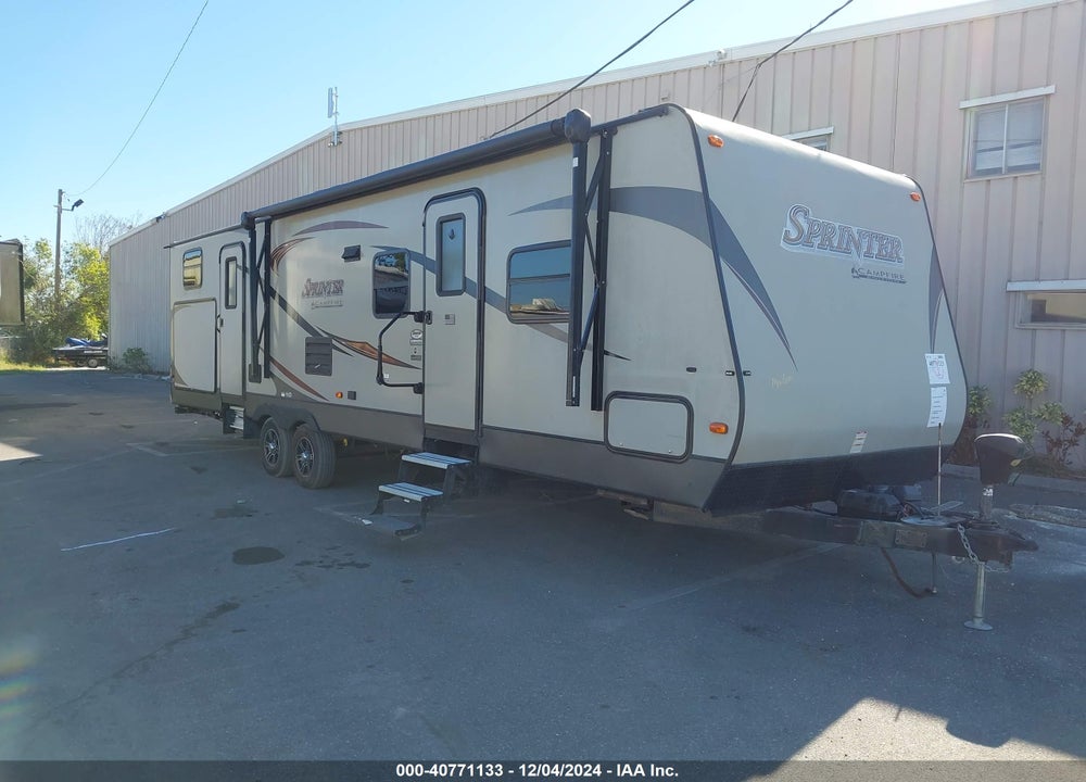 2016 KEYSTONE RV SPRINTER TRAVEL TRAILER VIN: 4YDT31B25G1532130