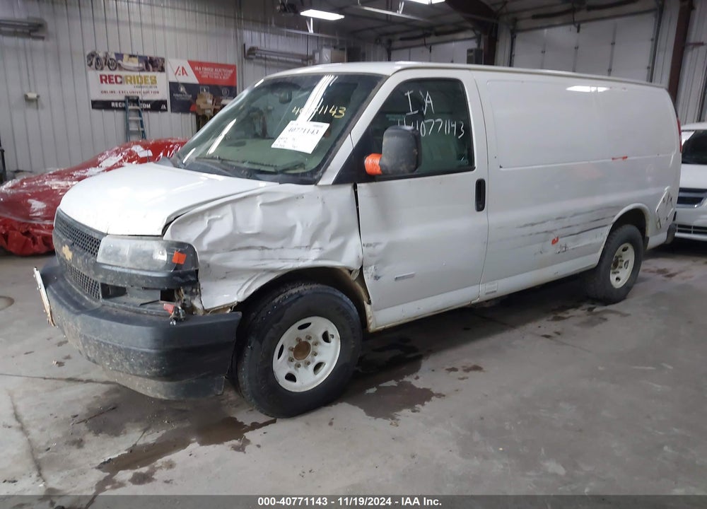 2019 CHEVROLET EXPRESS 2500 WORK VAN VIN: 1GCWGAF15K1259348