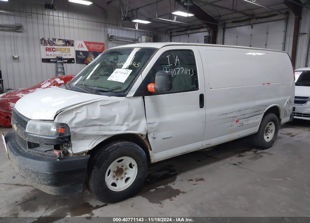 2019 CHEVROLET EXPRESS 2500 WORK VAN VIN: 1GCWGAF15K1259348