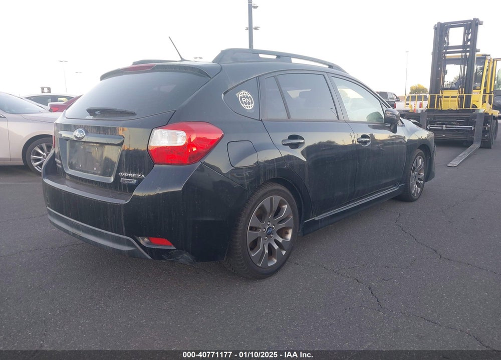 2015 SUBARU IMPREZA 2.0I SPORT LIMITED VIN: JF1GPAW63F8239845