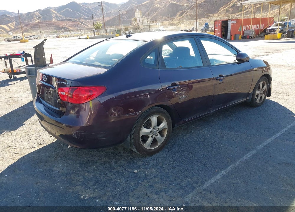 2008 HYUNDAI ELANTRA GLS/SE VIN: KMHDU46D38U318198