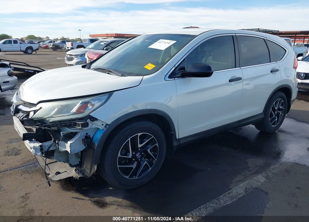 2016 HONDA CR-V SE VIN: 5J6RM3H44GL031534