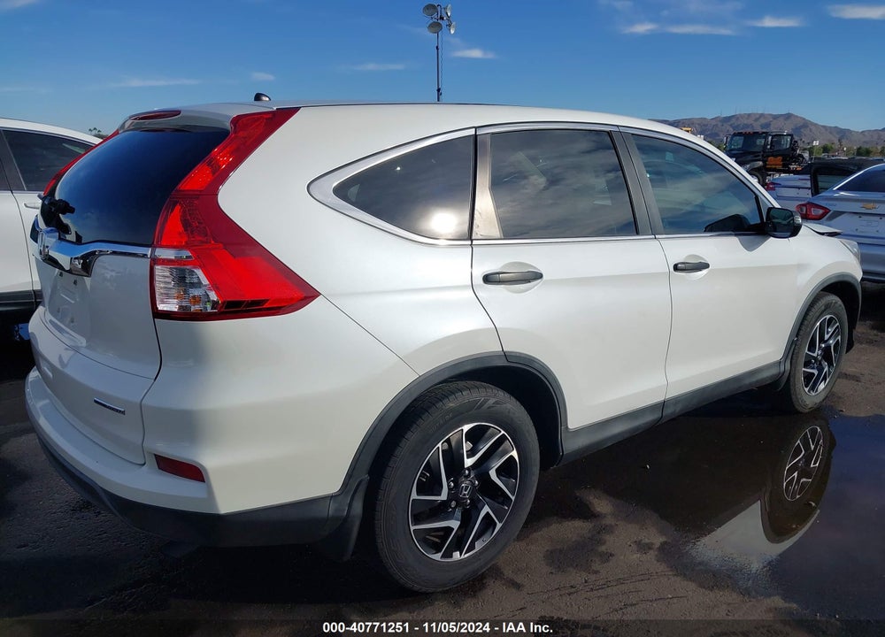 2016 HONDA CR-V SE VIN: 5J6RM3H44GL031534