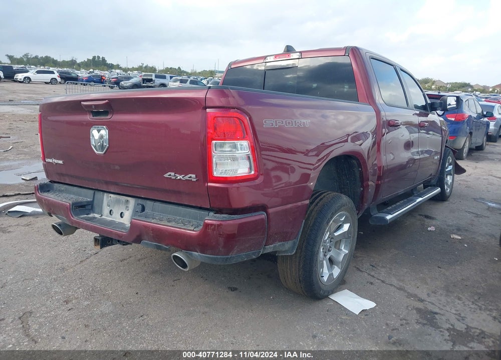 2022 RAM 1500 LONE STAR 4X4 5'7 BOX VIN: 1C6SRFFT2NN458885