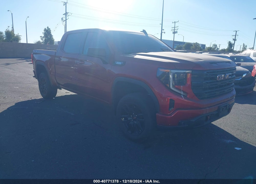 2023 GMC SIERRA 1500 4WD SHORT BOX ELEVATION WITH 3SB VIN: 3GTUUCE82PG167603