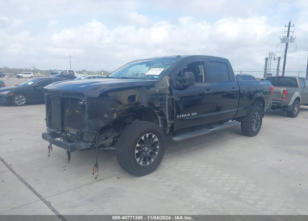 2017 NISSAN TITAN XD PRO-4X GAS VIN: 1N6AA1F48HN526471