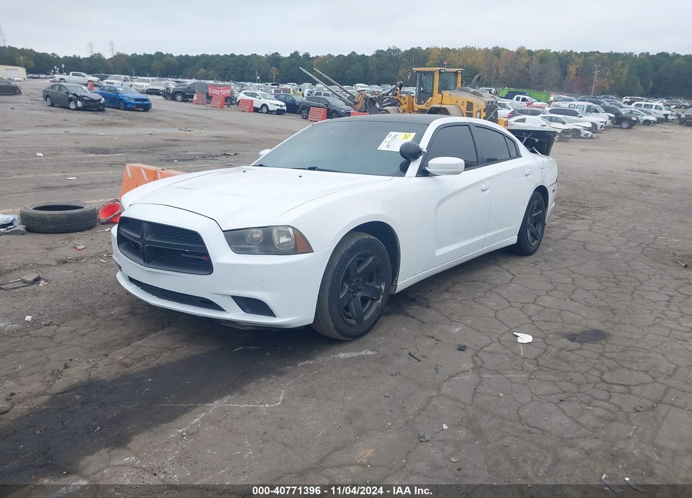 2014 DODGE CHARGER POLICE VIN: 2C3CDXAG7EH145923