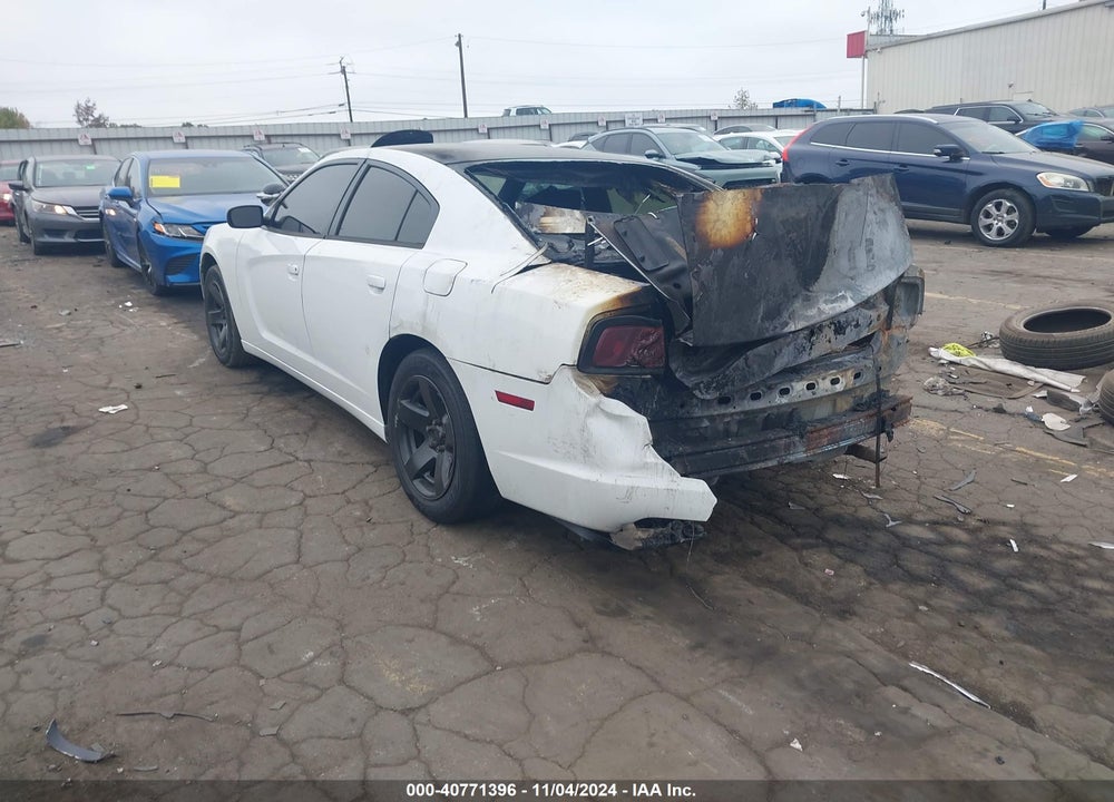 2014 DODGE CHARGER POLICE VIN: 2C3CDXAG7EH145923