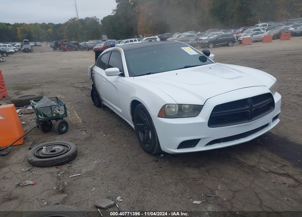 2014 DODGE CHARGER POLICE VIN: 2C3CDXAG7EH145923