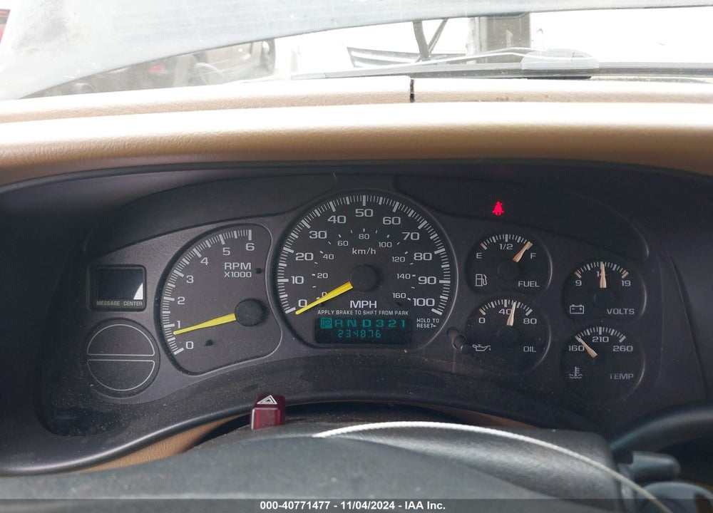 2000 CHEVROLET TAHOE ALL NEW LT VIN: 1GNEK13T3YJ110744
