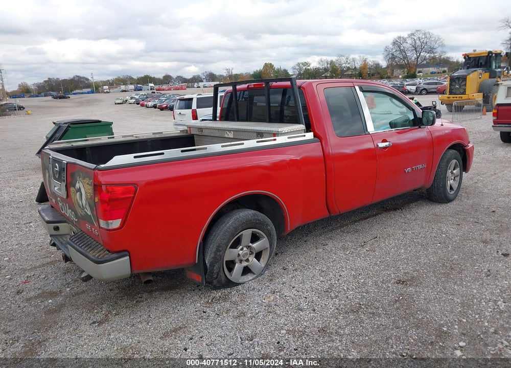 2008 NISSAN TITAN XE VIN: 1N6BA06A98N314196