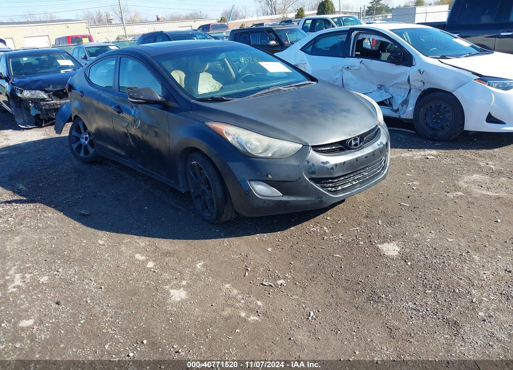 2012 HYUNDAI ELANTRA LIMITED VIN: 5NPDH4AE1CH133384