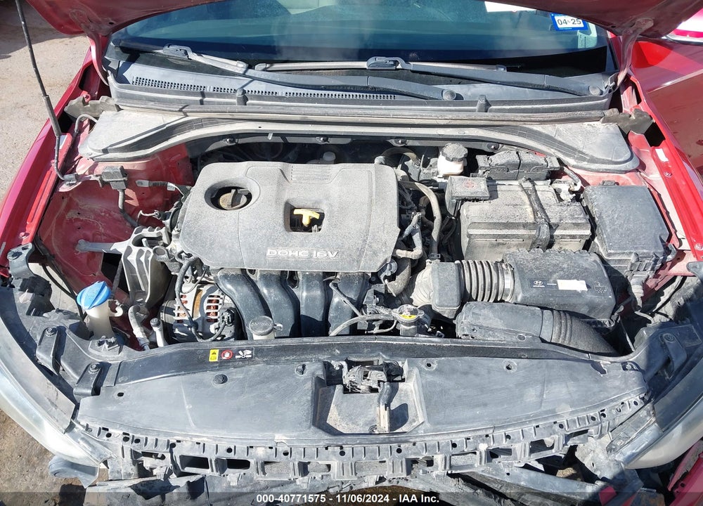 2017 HYUNDAI ELANTRA SE VIN: KMHD84LFXHU195882