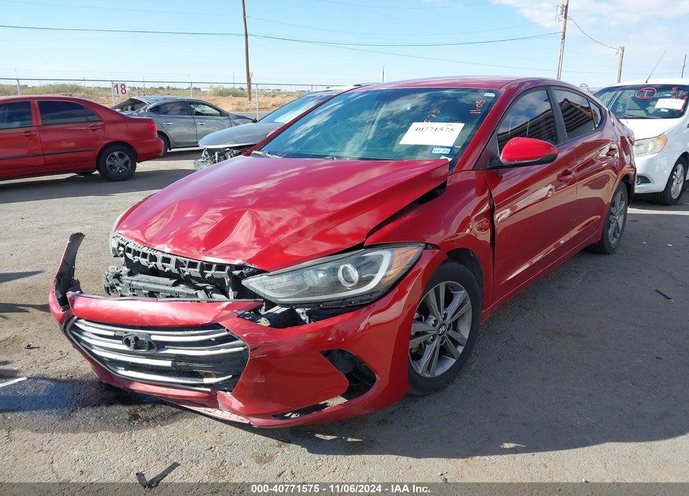 2017 HYUNDAI ELANTRA SE VIN: KMHD84LFXHU195882