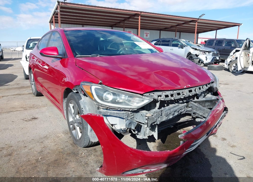 2017 HYUNDAI ELANTRA SE VIN: KMHD84LFXHU195882