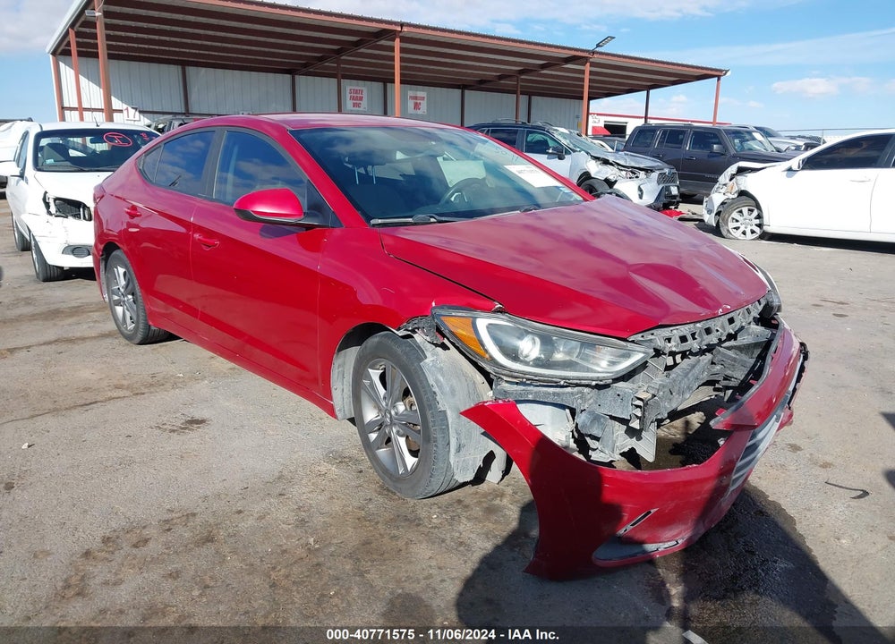 2017 HYUNDAI ELANTRA SE VIN: KMHD84LFXHU195882