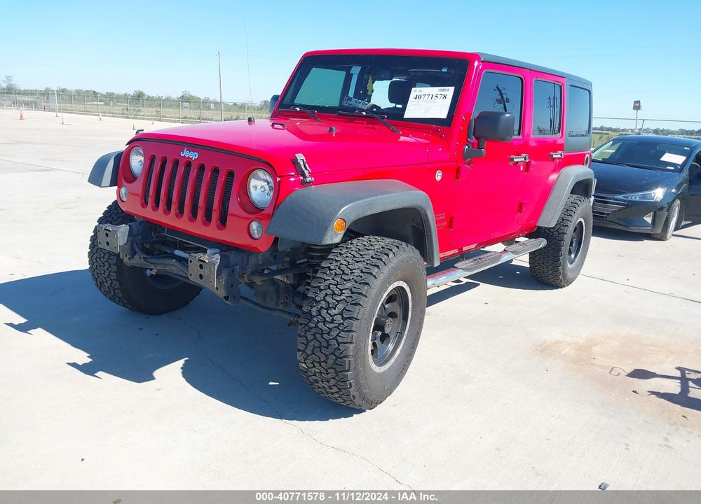 2016 JEEP WRANGLER UNLIMITED SPORT VIN: 1C4HJWDG6GL232850