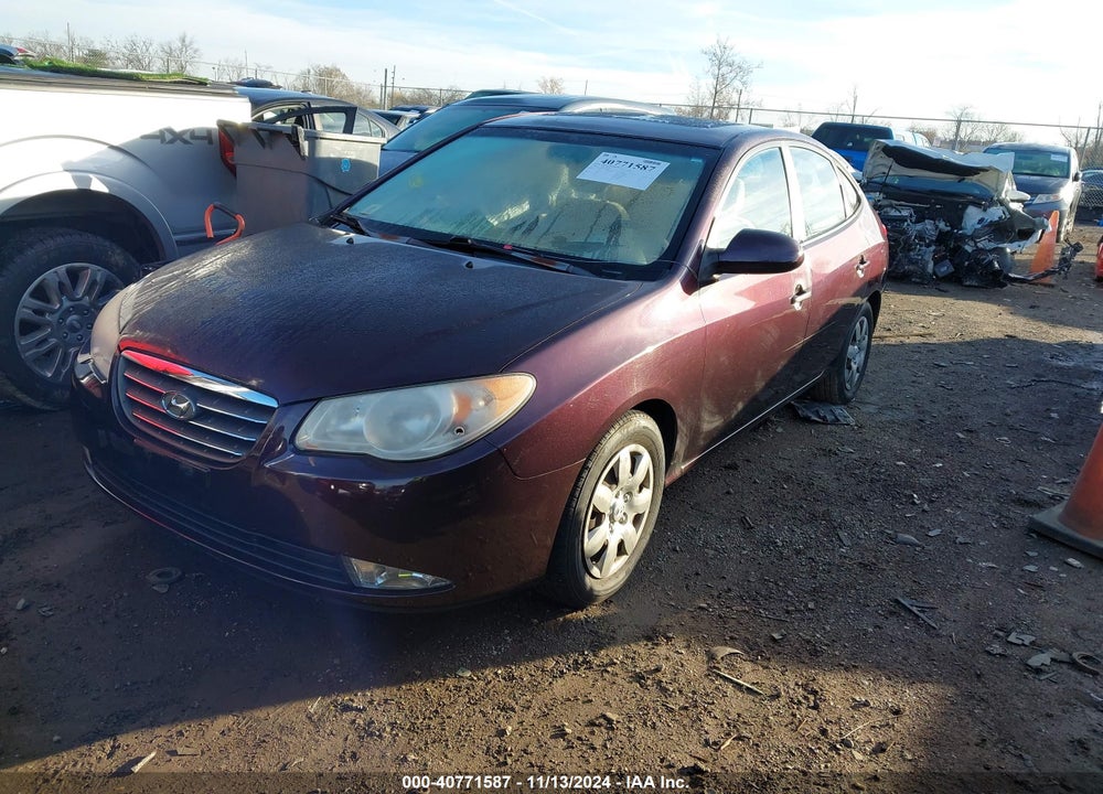 2009 HYUNDAI ELANTRA GLS VIN: KMHDU46D39U666049
