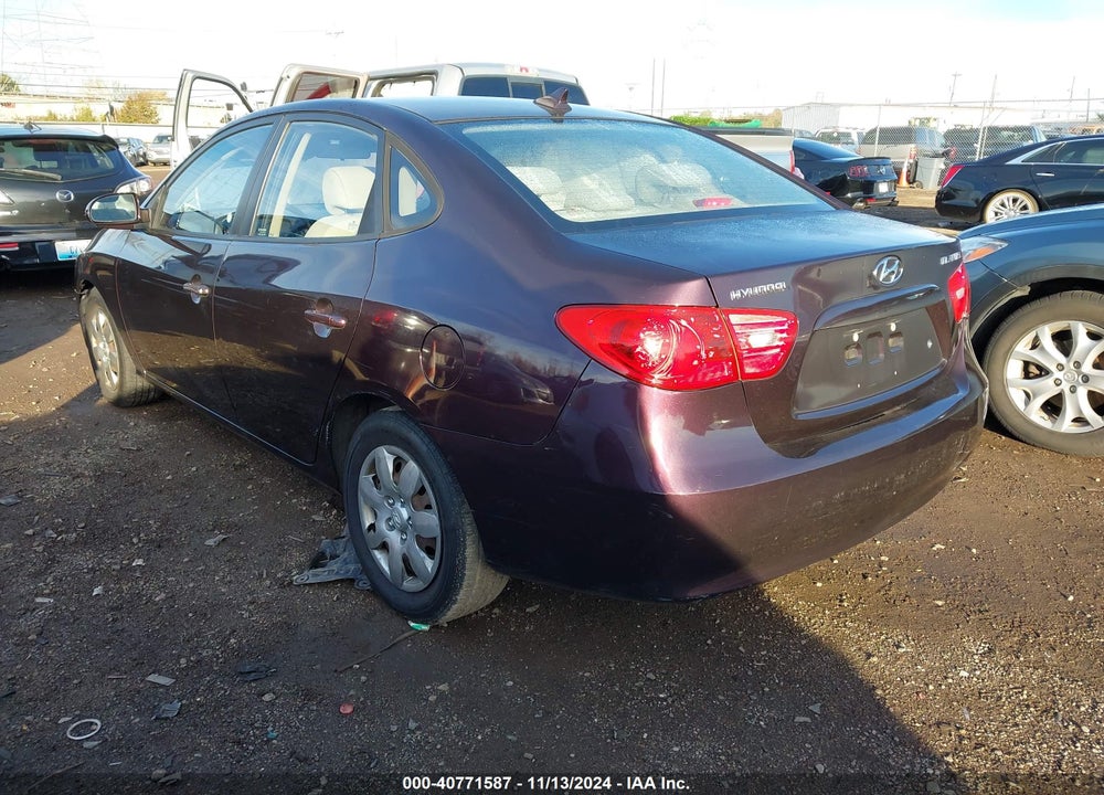 2009 HYUNDAI ELANTRA GLS VIN: KMHDU46D39U666049