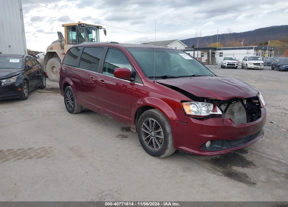 2017 DODGE GRAND CARAVAN SXT VIN: 2C4RDGCG9HR730858
