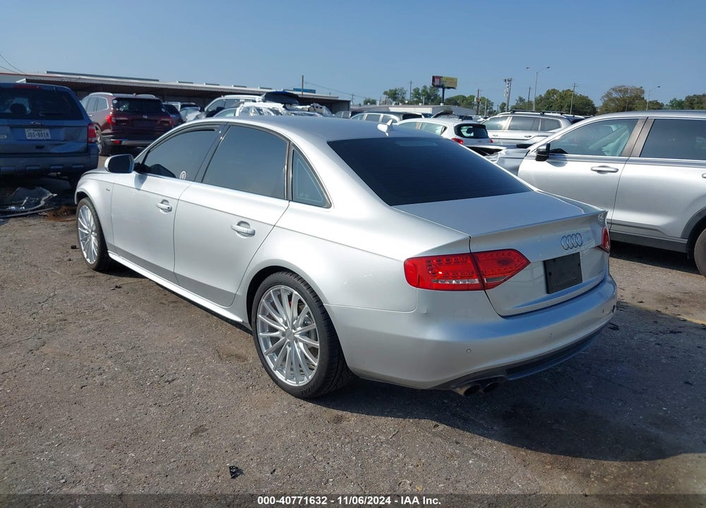 2011 AUDI A4 2.0T PREMIUM VIN: WAUKFAFL3BN023399