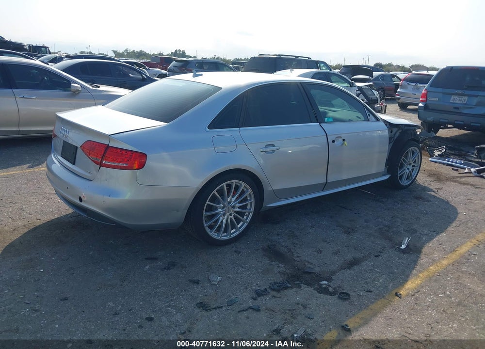 2011 AUDI A4 2.0T PREMIUM VIN: WAUKFAFL3BN023399
