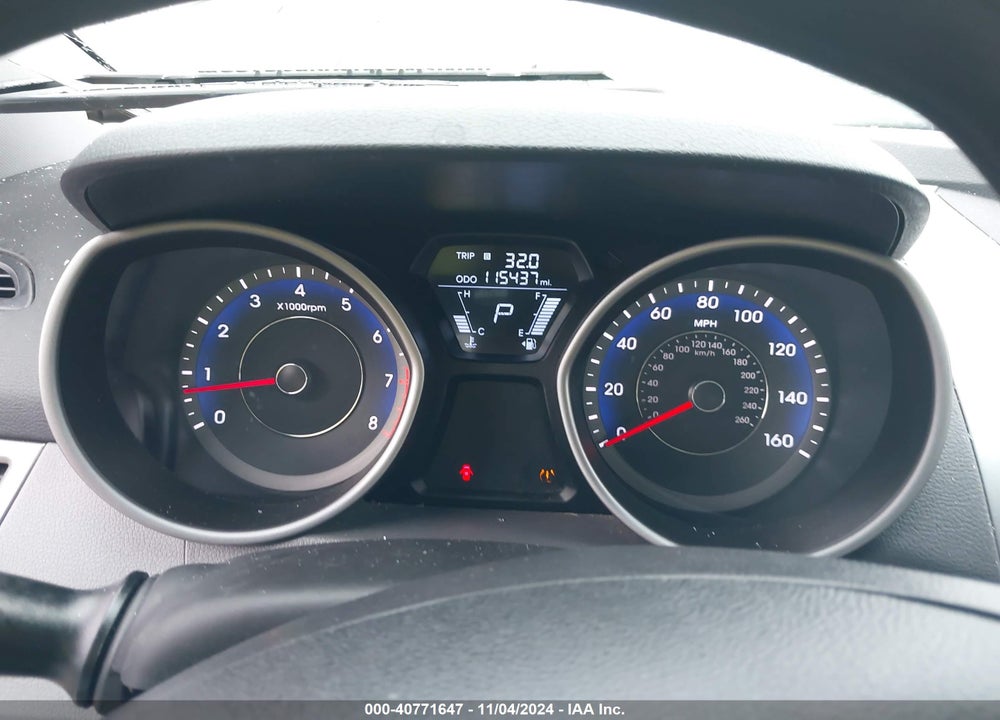 2013 HYUNDAI ELANTRA GLS VIN: KMHDH4AE1DU617526