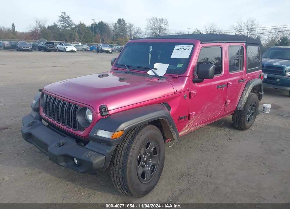 2024 JEEP WRANGLER 4-DOOR SPORT 4X4 VIN: 1C4PJXDG9RW332007