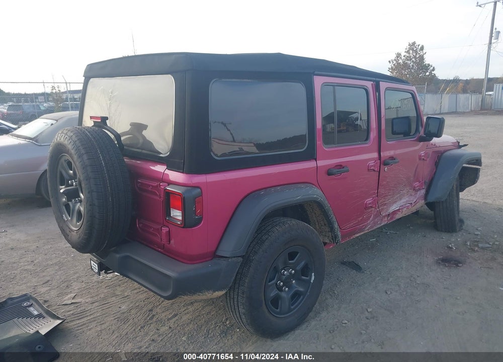 2024 JEEP WRANGLER 4-DOOR SPORT 4X4 VIN: 1C4PJXDG9RW332007
